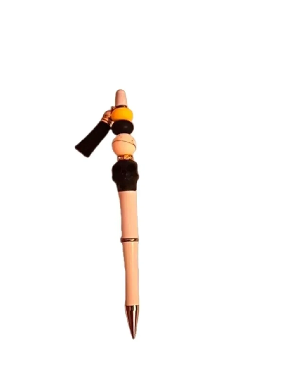 Handmade Beaded Pens Set of 3 Fall Halloween Floral